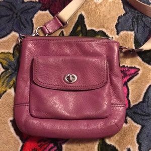 Pink/purple crossbody bag